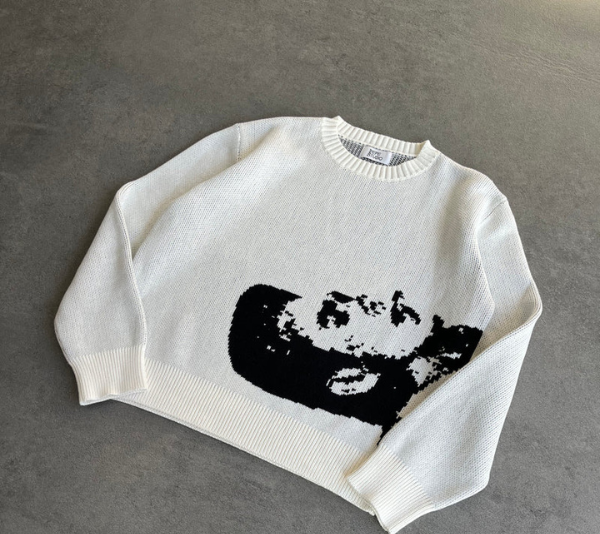 Knit Blanc "Pixel Art" 867534