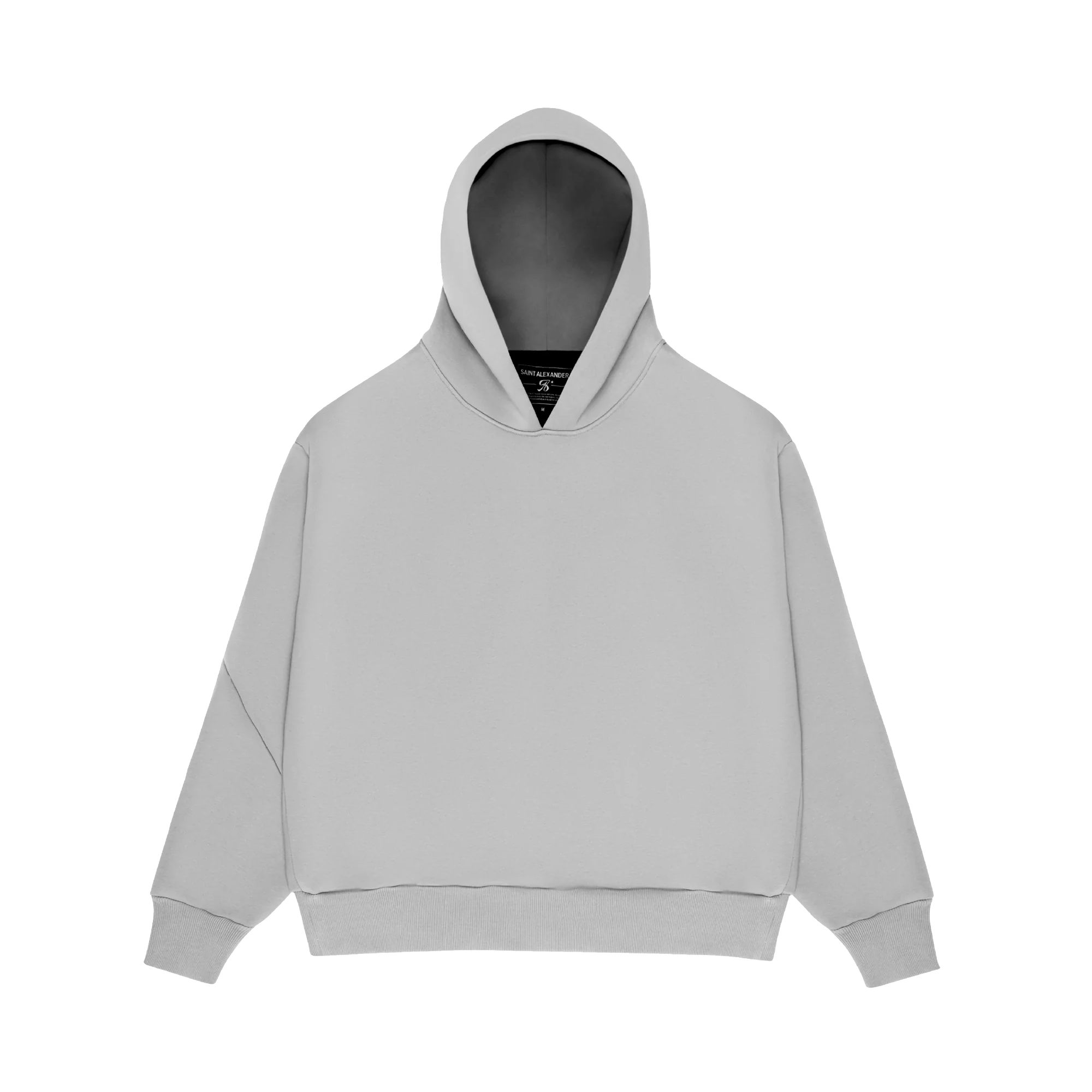 HOODIE MONOCHROME GRIS GLACÉ